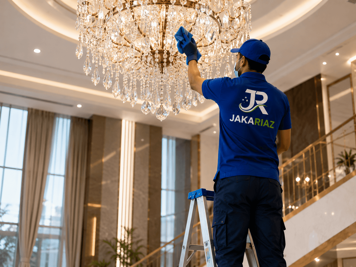 Chandelier Cleaning Dubai | Professional Crystal & Luxury Chandelier Cleaning